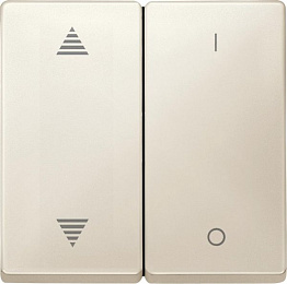 Sd,кл.для мод 2кн.вык, рис вв/вн,1/0,беж Schneider Electric. Вид 1