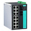 16-портовый управляемый коммутатор: 14х10/100 BaseT Ethernet, 2х100BaseFX MOXA. Вид 1.