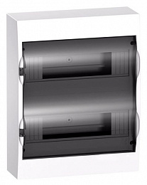 Бокс настенный 2ряда/24 модуля с прозрачной дверью (с клеммами) IP40 EASY 9 Systeme Electric. Вид 1