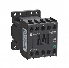 Контактор 4-полюсный (4НО) 6А, 24В DC Systeme Electric. Вид 1