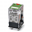 REL-IR/L-230AC/2X21 Реле с 2-мя перекидными контактами, 10 А, 230 В AC/DC Phoenix Contact. Вид 1.