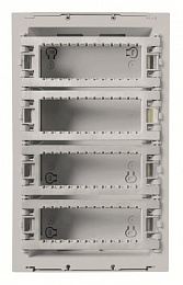T1294 PL Бокс поста централизации открытого монтажа на 24 модуля (4 ряда), серебристый ABB. Вид 1
