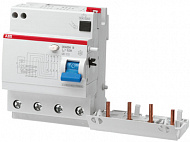 DDA204 A-S 63/500 Блок дифференциального тока 4-полюсный, 63А, 500mA, тип A-S ABB