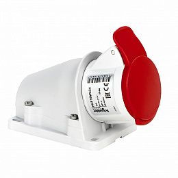 Розетка настенная винт 16а 3P-E 380-415 IP44 Schneider Electric. Вид 1