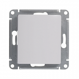 Переключатель 1-клавишный проходной с двух мест (сх.6) 10АХ (белый) Glossa Systeme Electric. Вид 1