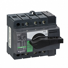 Выключатель-разъединитель Interpact INS63, 3P, 63А (с черной ручкой) Schneider Electric. Вид 1