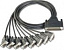 Кабель  8-port, DB-9 male cable MOXA. Вид 1.