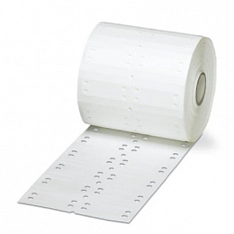 WMTB (24XR Маркер для кабелей, рулон, белый, без маркировки Phoenix Contact. Вид 1