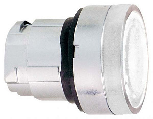 Головка кнопки 22мм с подсветкой zb4bw31s Schneider Electric. Вид 1