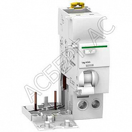 VIGI iC60 3P 25A 30mA AC Блок дифференциальной защиты 3-полюсный, 25A, 30mA, тип АC Schneider Electric. Вид 1