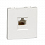 Розетка 1xRJ45 cat.5e формата 45х22,5 (белый RAL9010) W45 Systeme Electric. Вид 1.