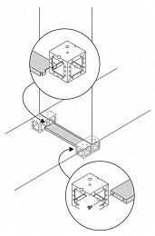 Фланцы усилит. для кабелей Ш=800,2 шт. ABB. Вид 1
