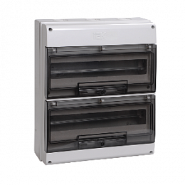 КМПн-32 Корпус пластиковый 32 модулей навесной IP66 ИЭК. Вид 1