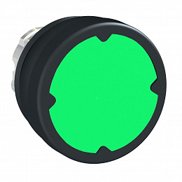 Головка кнопки 22мм зеленая -40 zb4bc380 Schneider Electric. Вид 1