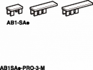 Маркировка наборная, размер 4,5х8,3мм, пустая белая Schneider Electric. Вид 1