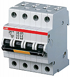 S203P C25NA Автоматический выключатель 3P+N, 40А, 15кА (хар-ка C) ABB