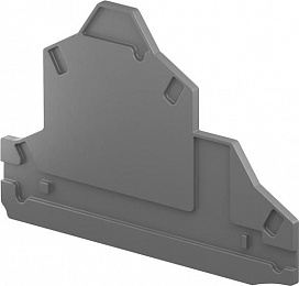 Изолятор торцевой EK2,5-D2 для 2-х уровневых втычных клемм ZK2,5-D1..D2 TYCO. Вид 1