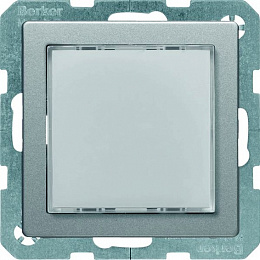 Светодиодный световой сигнал (алюминиевый, бархатный лак) Q.1/Q.3 Berker. Вид 1