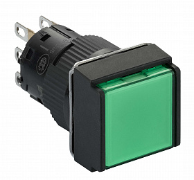 Кнопка с подсветкой 12В НО+НЗ 16мм IP65 Schneider Electric. Вид 1