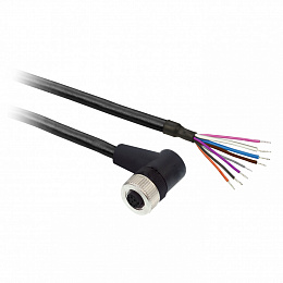 Кабель с коннектором. м12,8 pin, 2м,разъем уг. Schneider Electric. Вид 1