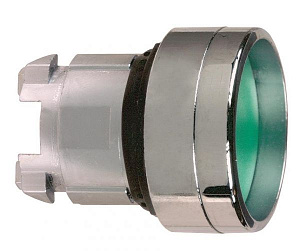 Головка для кнопки 22мм зеленая zb4ba36 Schneider Electric. Вид 1