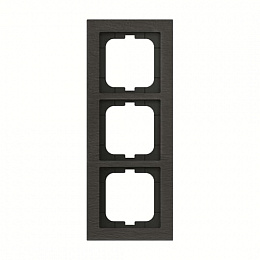 1723-290 Рамка 3-постовая, Axcent, сланец ABB. Вид 1