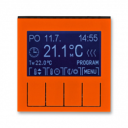 3292H-A10301 66 Терморегулятор универсальный программируемый, Levit, оранжевый/дымчатый чёрный ABB. Вид 1