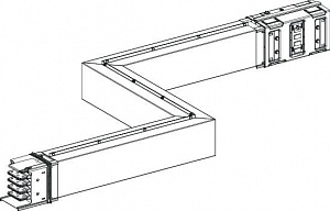 Z-образная угловая секция на заказ 1000а Schneider Electric. Вид 1
