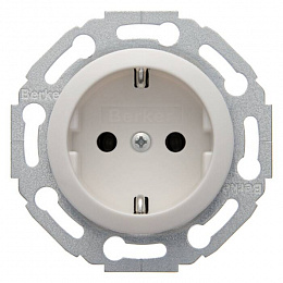 Розетка (полярная белизна, глянцевый) Serie 1930/Glas/Palazzo Berker. Вид 1