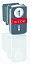 Головка тройной кнопки с маркировкой zb4ba71124 Schneider Electric. Вид 1.