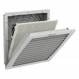 PF 66.000 Фильтрующий вентилятор 230В AC, 640 м3/ч IP54, 330x330x220мм, RAL 7032 Pfannenberg. Вид 1