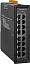 NSM-216 CR Коммутатор 16-портовый 10/100 BaseT(X) Ethernet, релейный выход, -40...+75С ICP DAS. Вид 1.