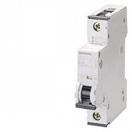 Автомат 1-полюсный 6А 10кА (хар-ка А) Siemens. Вид 1