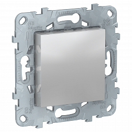 Заглушка 45х45 (алюминий) Unica New Schneider Electric. Вид 1