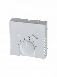 1795-84 Плата центральная (накладка) для механизма терморегулятора (термостата) 1095 U, 1096 U, серия solo/future, цвет davos/альпийский белый ABB. Вид 1