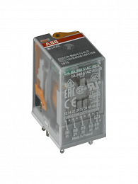 CR-M230AC2 Реле промежуточное 2ПК 12А, 230B, АС ABB. Вид 1