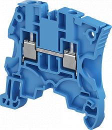 ZS4-BL Клеммник винтовой 4 мм² (синий) TYCO. Вид 1