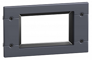 Рамка ip40 для блока vigi или амперметра Schneider Electric. Вид 1