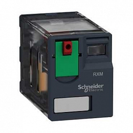 Промежуточное реле 4 ПК (~230B AC) 6А Schneider Electric. Вид 1