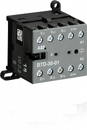 В7D-40-00 Миниконтактор 4-х полюсный 12A катушка 24В DC ABB. Вид 1
