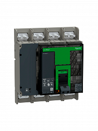 NS1250N Автоматический выключатель 4-полюсный, 1250А, MIC 5.0, 50 kA Schneider Electric. Вид 1