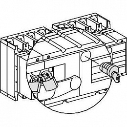 Аксес.для встр.замка монобл.ввода резерв Schneider Electric. Вид 1