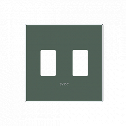 8585.3 CM Накладка для механизма 2хUSB зарядного устройства, SKY, Комодоро ABB. Вид 1