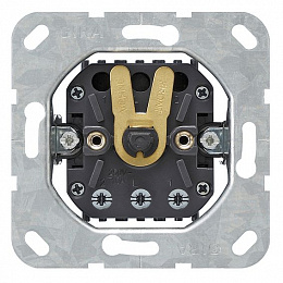 Механизм поворотного переключателя для жалюзи двухполюсного Gira. Вид 1