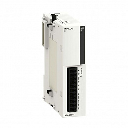 Модуль аналоговый 8 входов, 0-10В/0-20мА 10б Schneider Electric. Вид 1