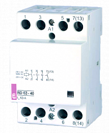 R 40-40 230V Модульный контактор 40А, 4НО ETI. Вид 1