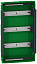Mini pragma задняя часть встраив. щита 3ряд/36мод,ip40,ik07,63а,2 клеммы,италия Schneider Electric. Вид 1.
