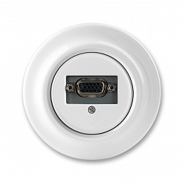5014K-C00426 Розетка VGA, белый фарфор Decento ABB. Вид 1