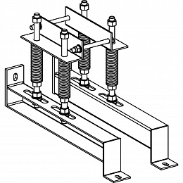 вертикальный напольный крепеж Schneider Electric. Вид 1