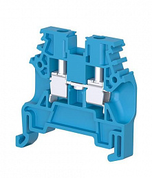 Клемма c2.5/5.n винтовая, 2,5 мм², синяя, ширина 5 мм TYCO. Вид 1